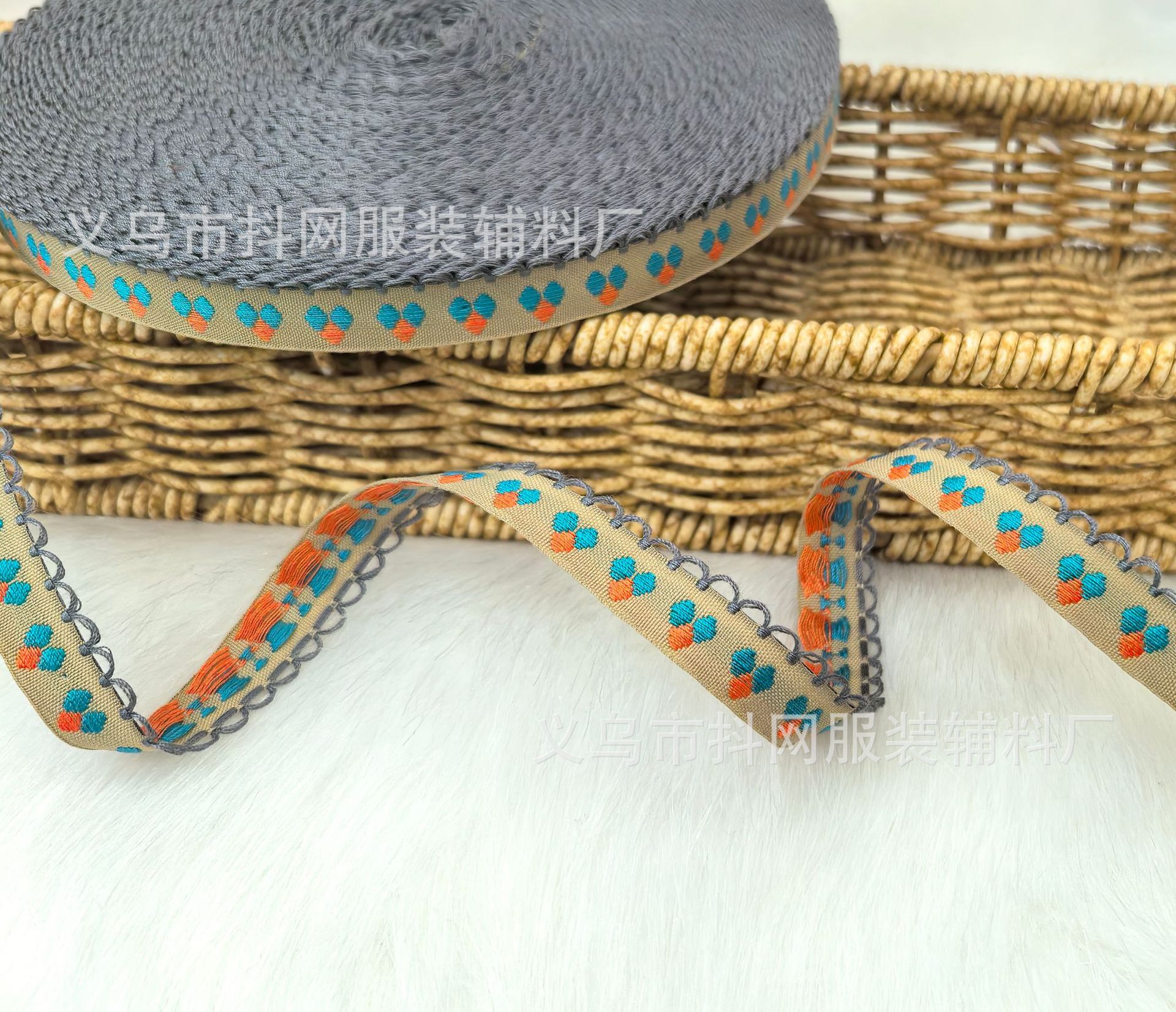 1.2cm orfebrería jacquard estilo étnico bordado cinta de tejido adornos para el pelo tocados bolsa banda lateral espectáculos accesorios de vestuario pic 7