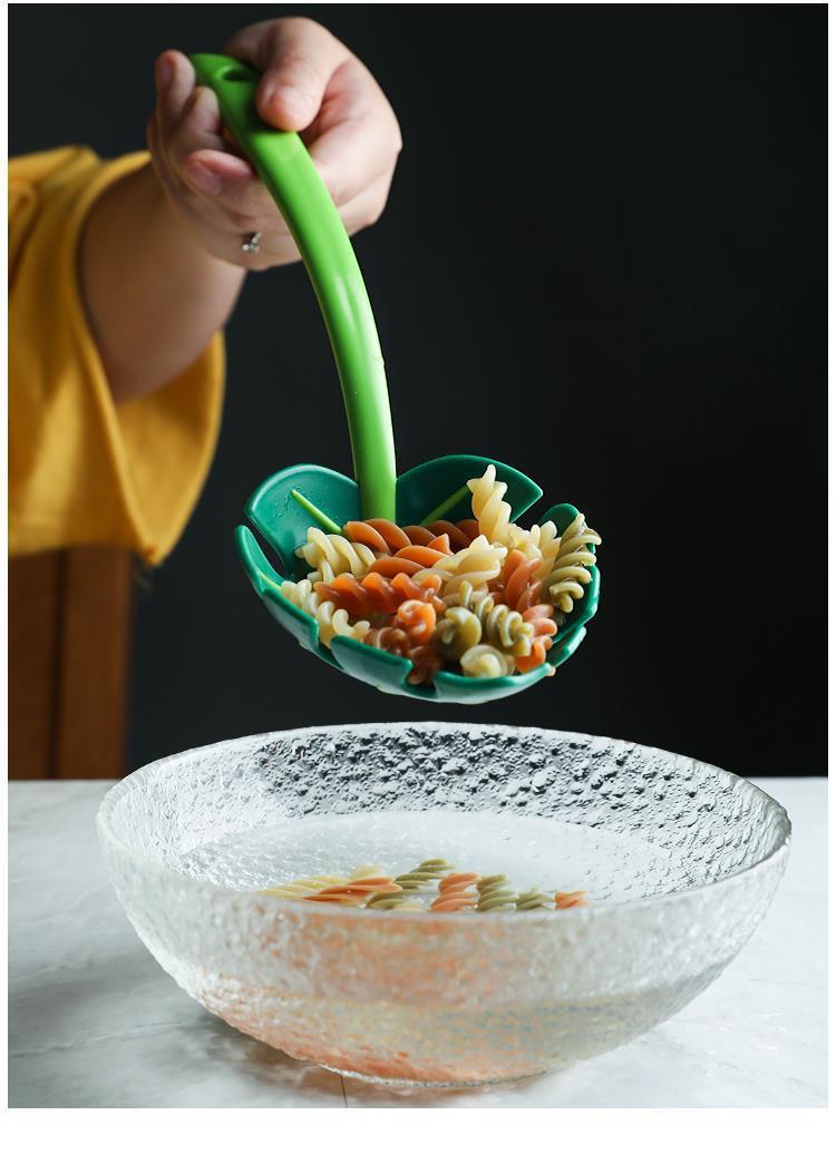外贸龟背叶子创意漏勺子树叶漏勺捞面勺厨房家用捞饺子火锅神器捞详情9