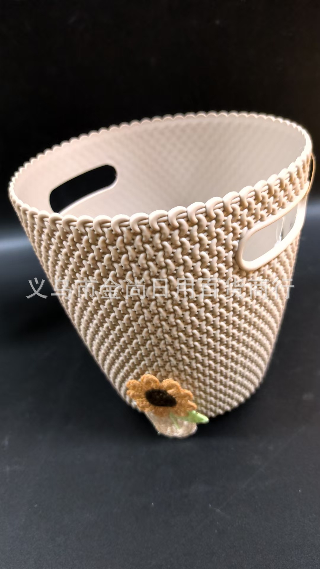Circular woven storage baskets, basket storage baskets, multi-purpose baskets, small-sized woven baskets wholesale pic 2