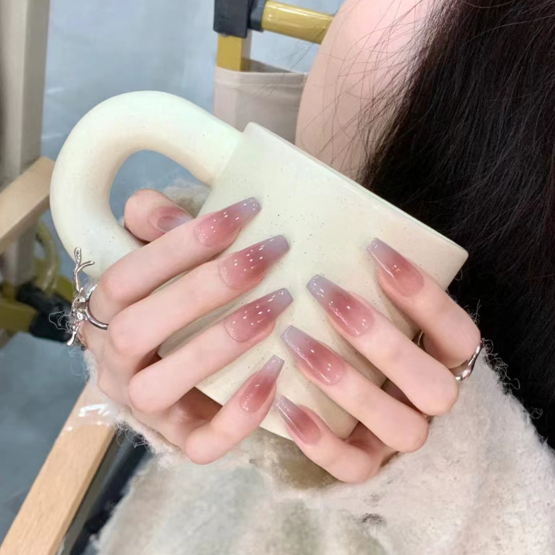 新年新款ins风穿戴甲纯欲美甲贴片显白可拆卸甲片长短款甲片成品详情30
