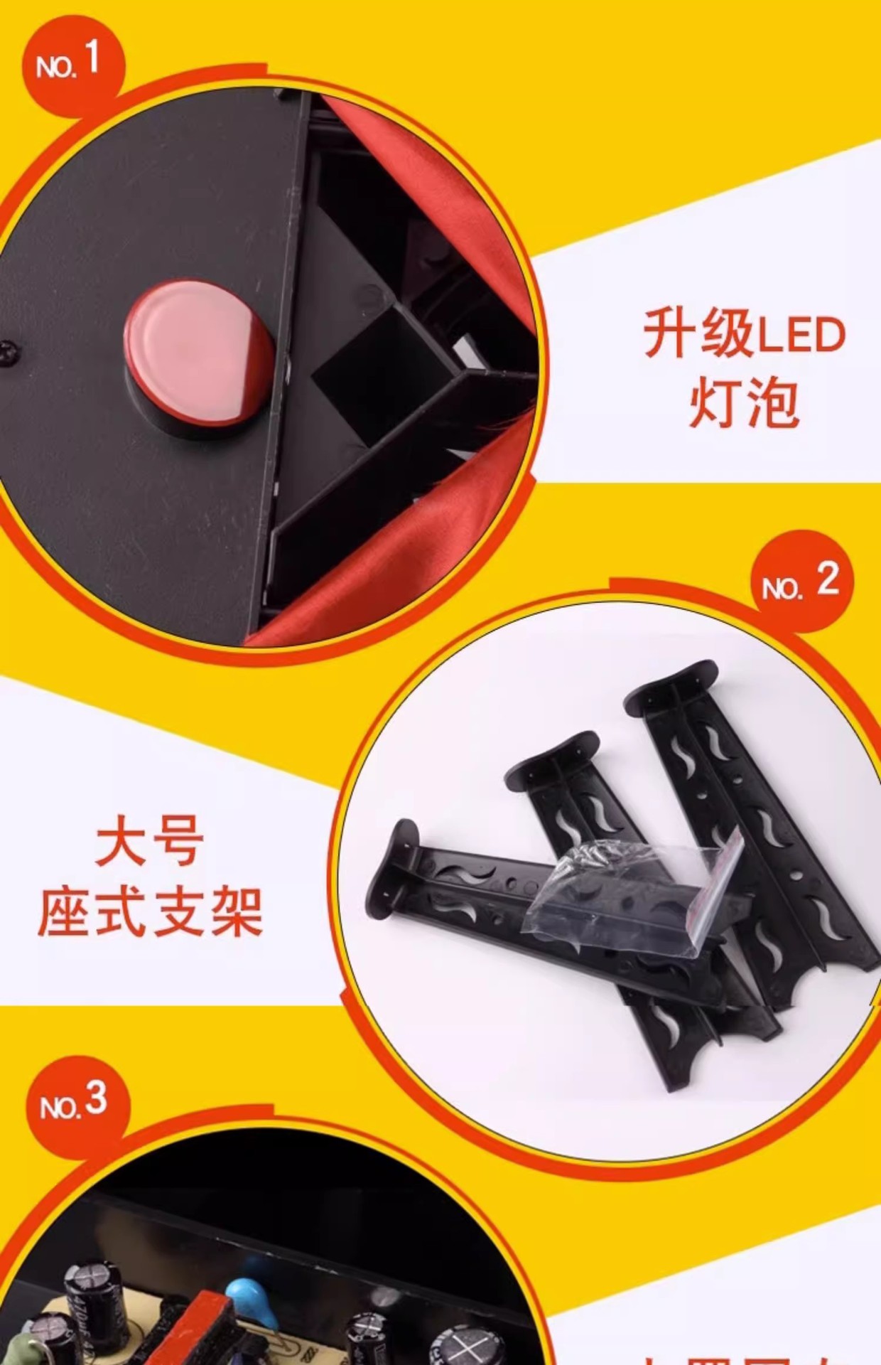 火焰盆火焰灯万圣节节日仿真鬼屋氛围灯台式LED仿真火盆酒吧火焰灯装饰详情8