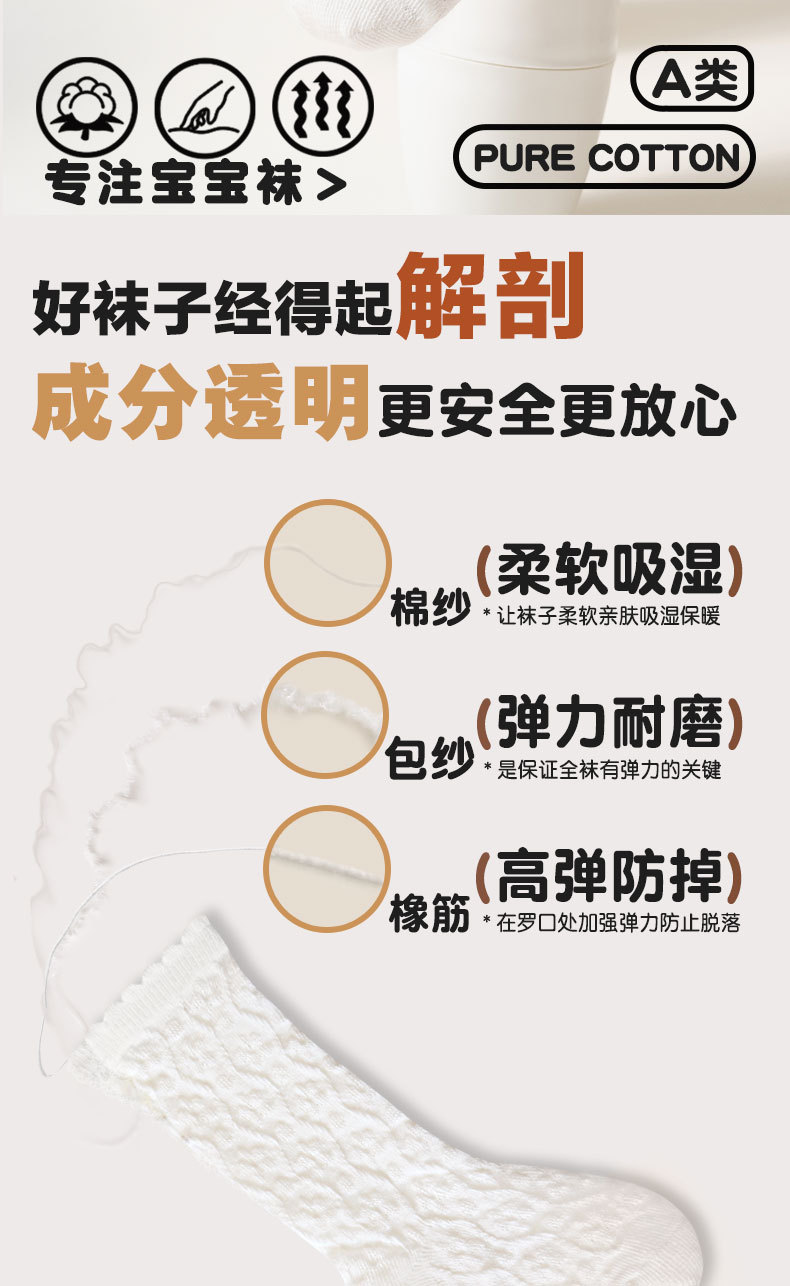 新款婴儿袜子蕾丝花边公主网眼薄款透气宝宝夏季女童新生儿儿童袜详情3