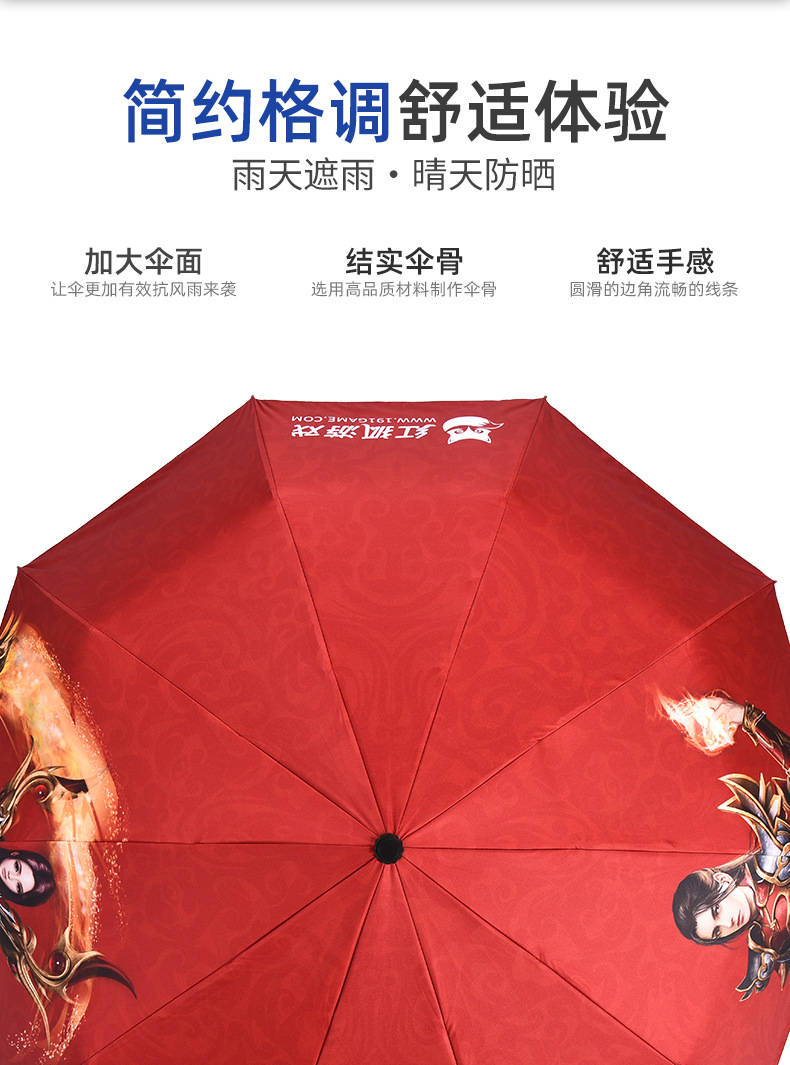 Wholesale of 8-bone black rubber folding sun umbrellas, portable umbrellas, semi-automatic sun protection umbrellas, all-weather gift umbrellas pic 13