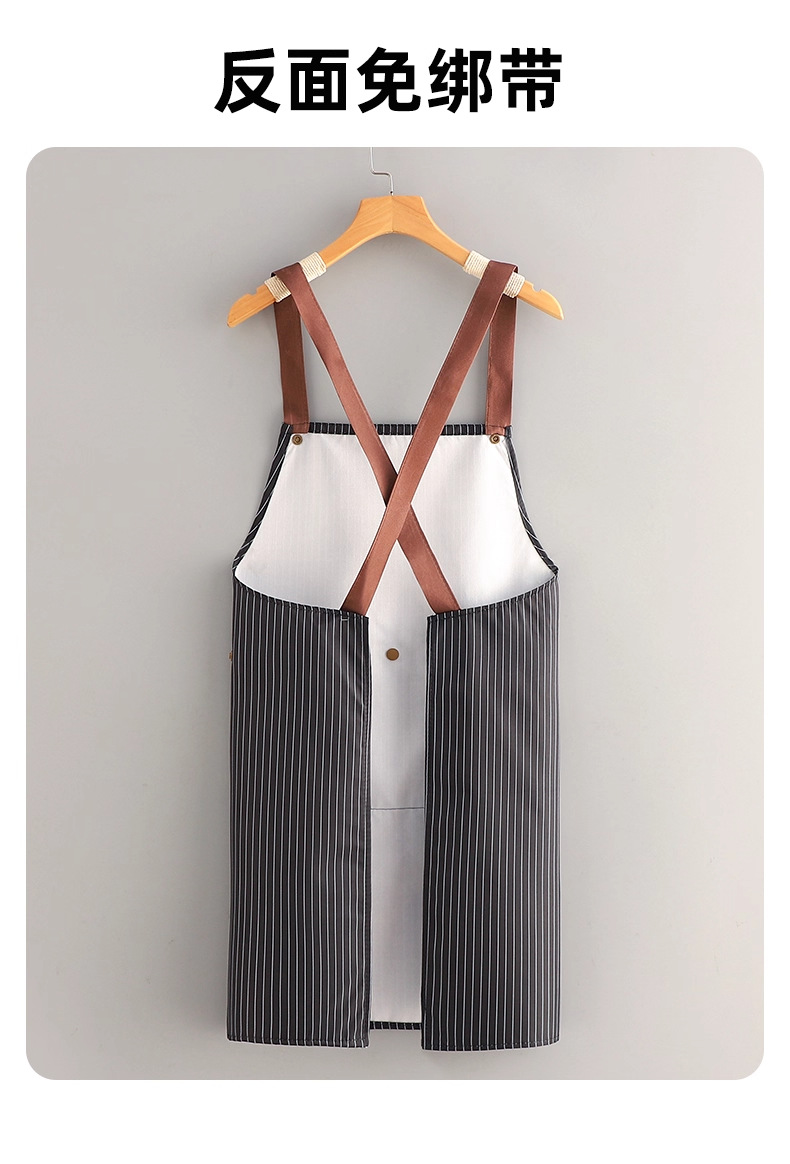 高颜值可拆卸防油擦手巾围裙防水加厚2025新款年轻高级家用厨房详情6