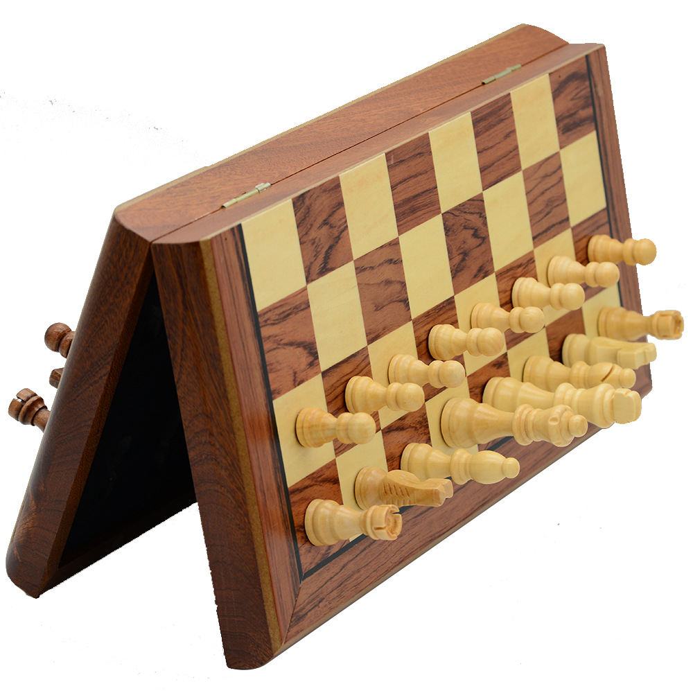 跨境沙比利磁吸国际象棋39CM益智棋牌桌游玩具亲子互动游戏双后详情7