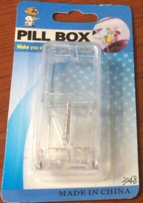 Portable transparent plastic medicine boxes, medicine slicers, medicine slicers, medicine storage boxes and dispensing boxes exclusively for foreign trade pic 7