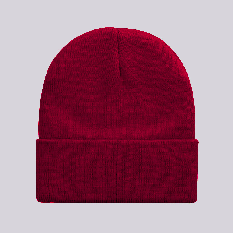 现货黑色针织帽男女纯色冷帽欧美保暖帽子荧光色毛线帽光板针织帽详情21