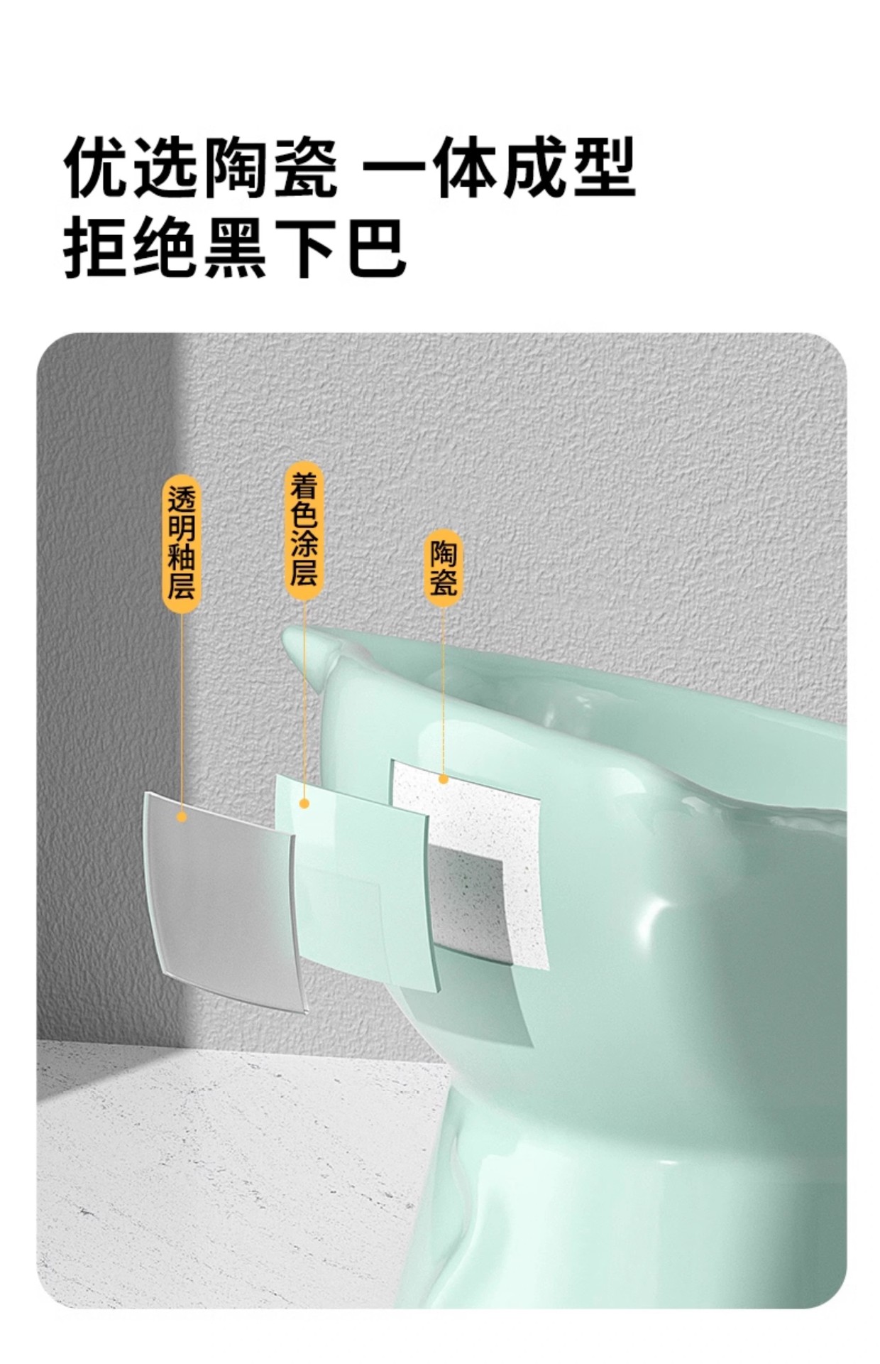 猫碗陶瓷猫食盆高脚斜口护颈防黑下巴猫咪饭碗防打翻狗喝水碗详情6