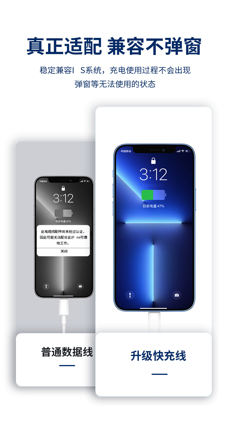 适用苹果PD快充数据线30Wpd线iPhone14手机充电线20W快充线加长线详情10
