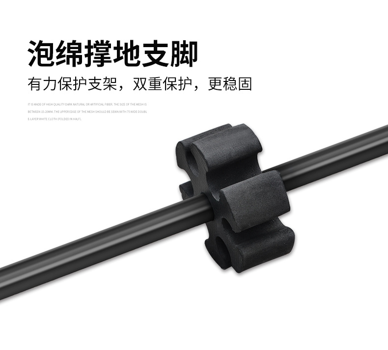 Portable standard badminton net frame, household mobile net post, outdoor simple support frame, outdoor court net pic 14