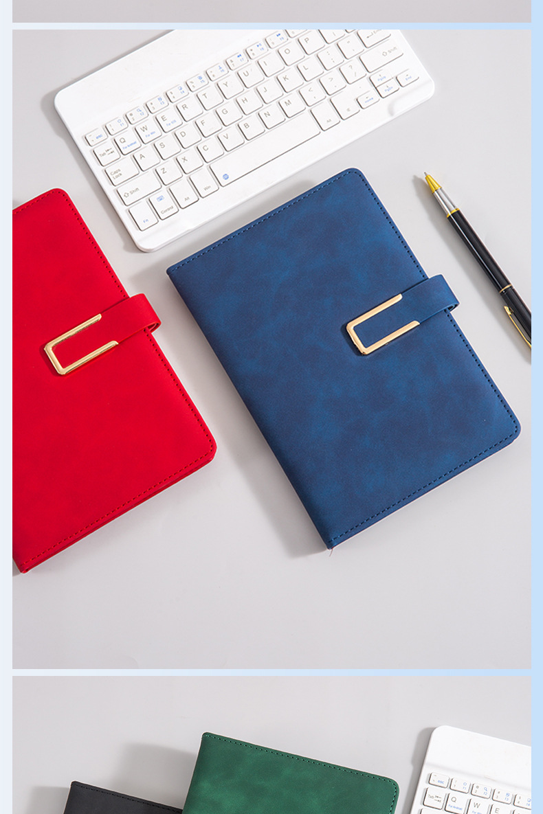 a5 Notebook Customized Premium Set: Notepad, Diary, Soft Leather Office and Enterprise Customized Gift box, logo printable, office supplies customized pic 17