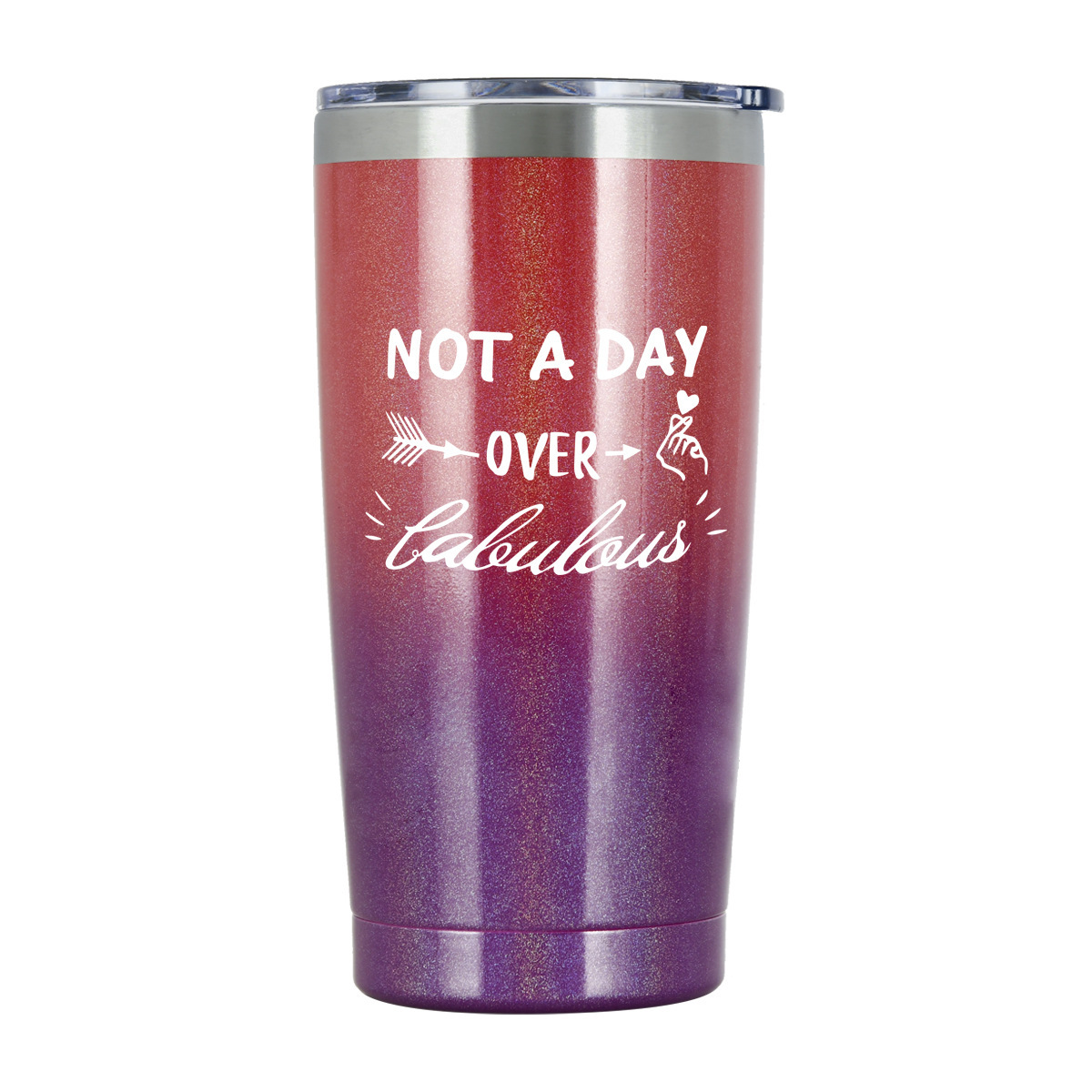 Cross-border NOT A DAY 304 stainless steel 20oz insulated cup, summer ice king cup, vacuum double-layer cup wholesale pic 6
