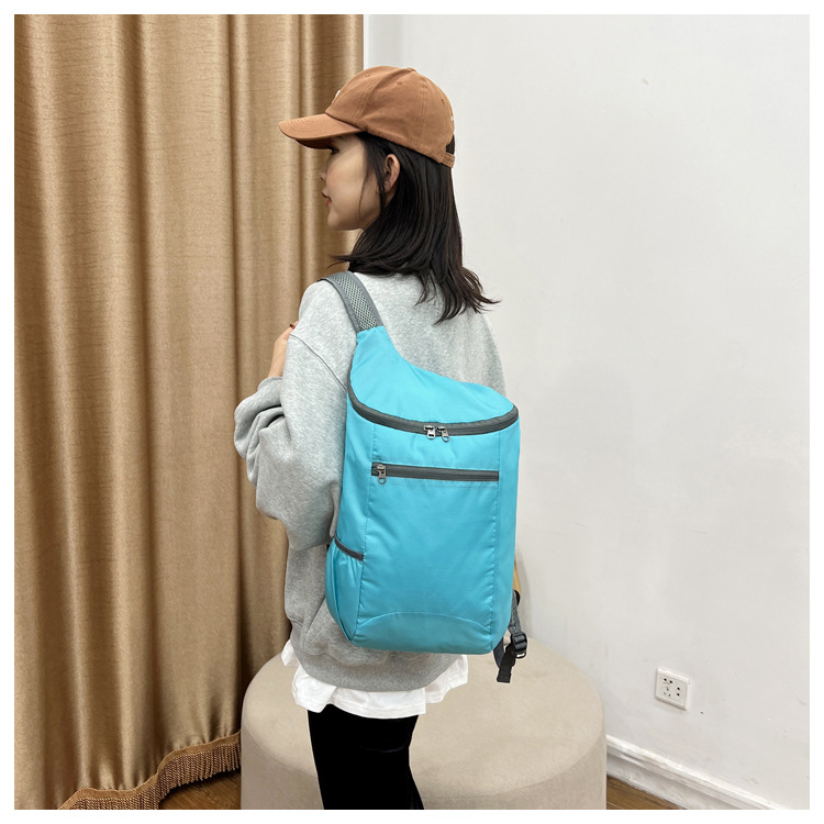 跨境新款户外折叠包轻便防泼旅行包健身运动背包大容量礼品双肩包详情18