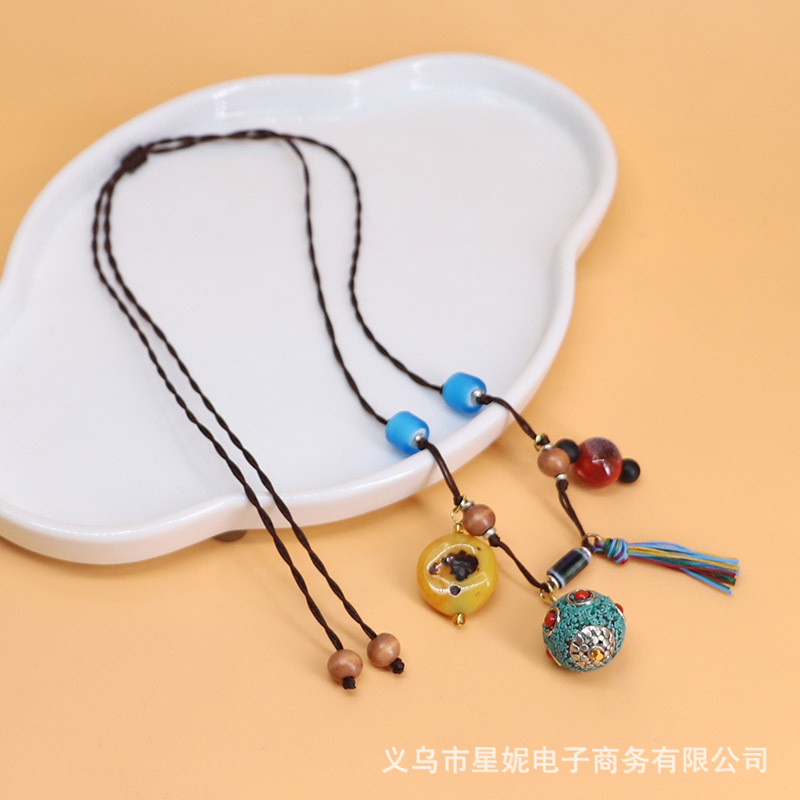 Ethnic style, Bohemian style, multi-treasure necklaces, cheongsams, cotton and linen clothes, accessories, collectibles, tassels, necklaces, best-selling wholesale items pic 20