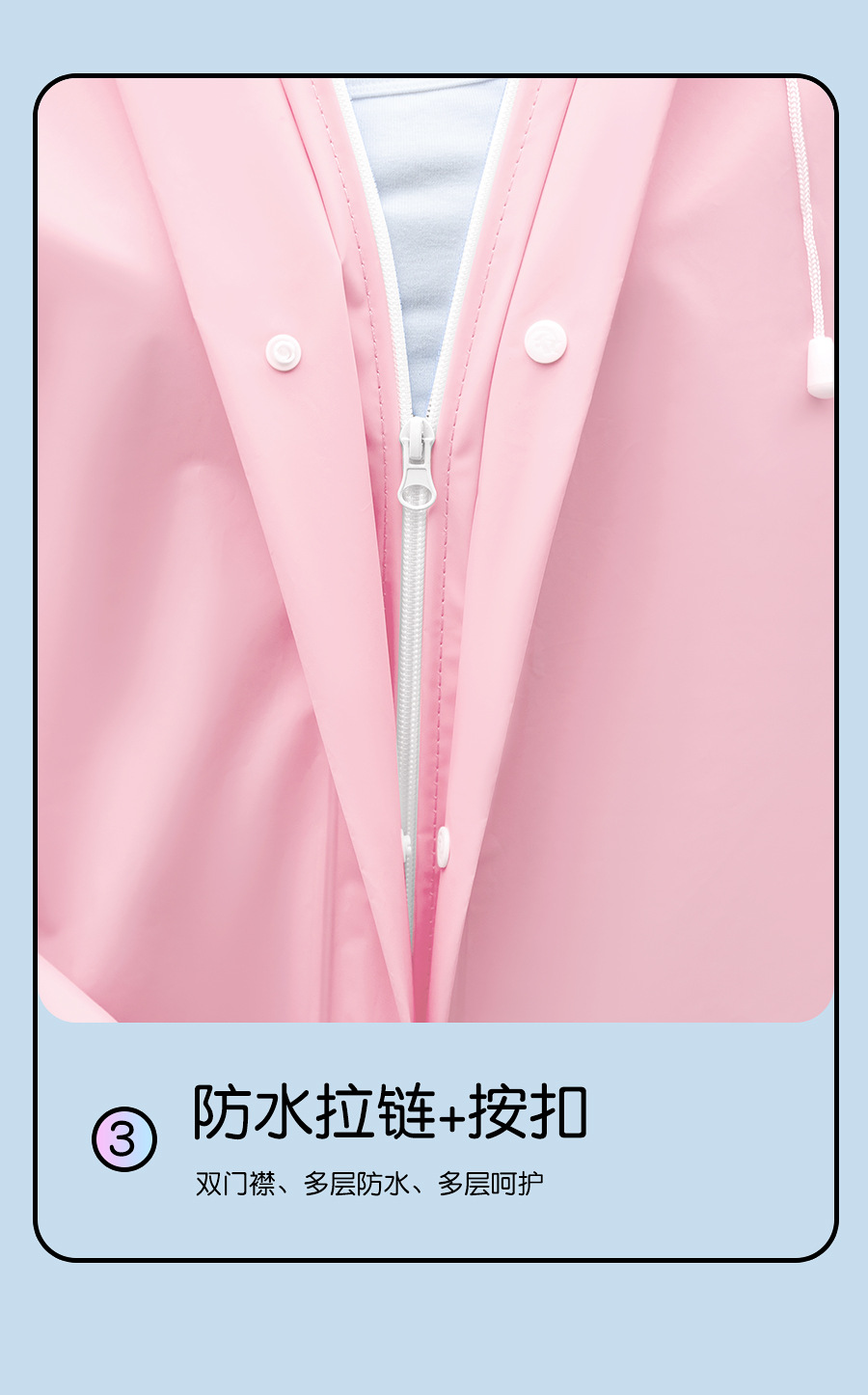 Wholesale and consignment of full-body raincoats, thick and long rainproof single-person eva, adult electric vehicle, school durable raincoats pic 12