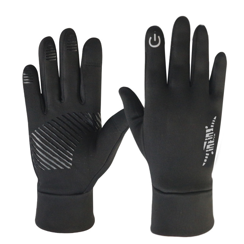 Winter cycling gloves for men, warm outdoor touch screen, women driving and cycling, autumn fleece thickened ski gloves wholesale pic 10