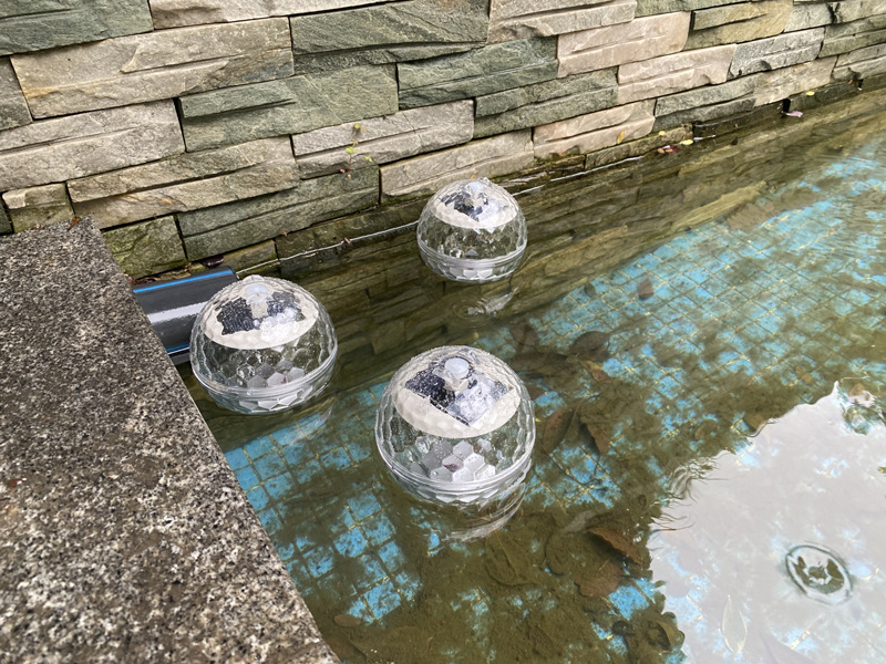 户外太阳能水漂灯池塘漂浮灯魔幻球灯庭院装饰灯水池灯景观灯详情18
