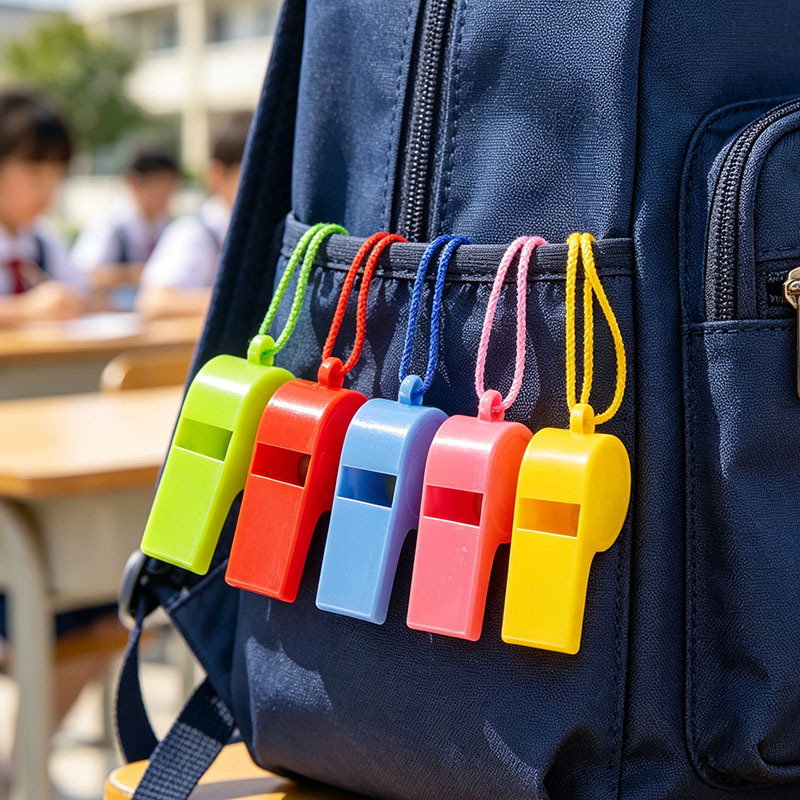 体育口哨彩色塑料助威加油裁判哨子派对道具ok哨助威球迷学生口哨详情2