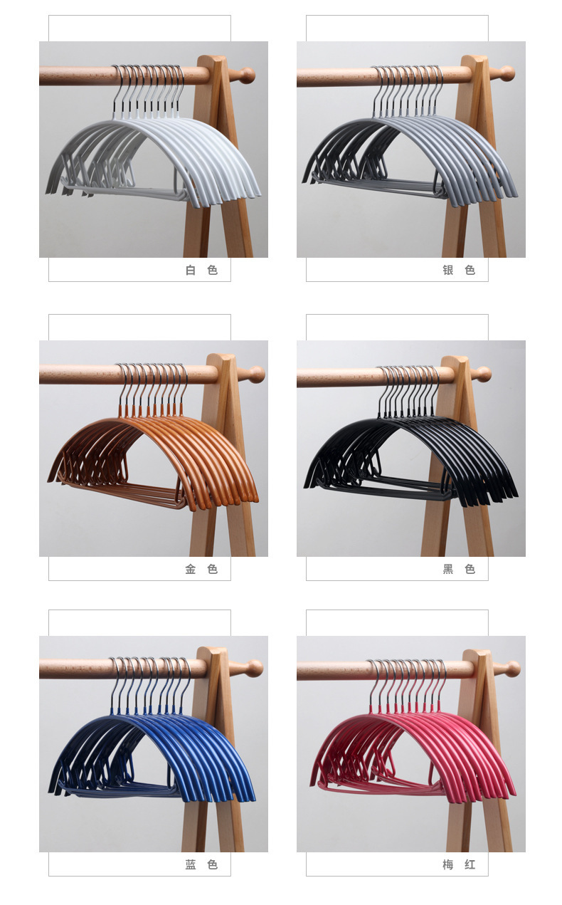 Household clothes hangers, thickened anti-slip and traceless clothes hangers, hooks for drying clothes, wholesale of clothes racks pic 17