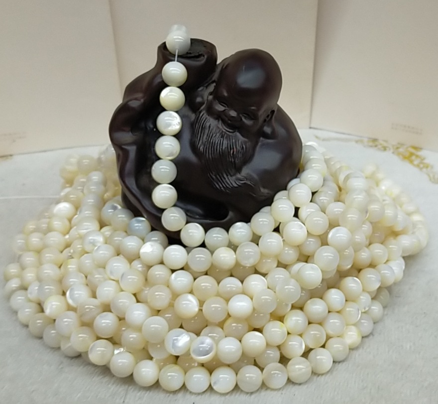Factory direct supply of natural pearl oysters, natural mother oysters, loose beads, DIY jewelry accessories, beaded bracelets, Buddhist prayer beads wholesale pic 7