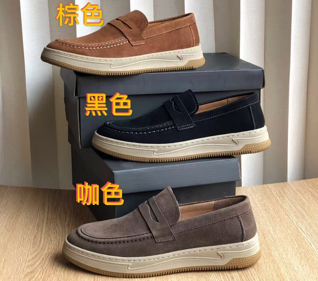 High-end original single 2024 autumn/winter new flat round toe matte cowhide casual shoes, spring and autumn simple board shoes from Dongguan pic 2
