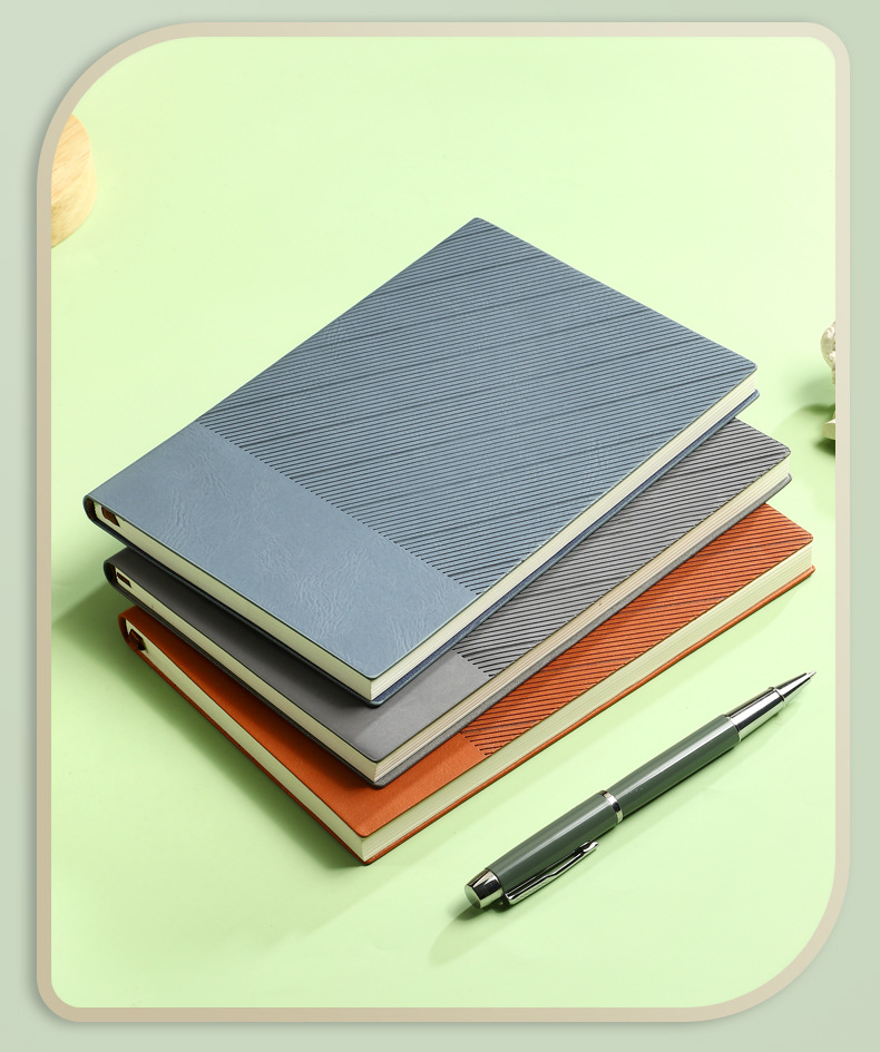 高档A5商务笔记本子礼盒套装 高颜值办公会议记录本 记事本定制logo 专业定制办公用品详情24