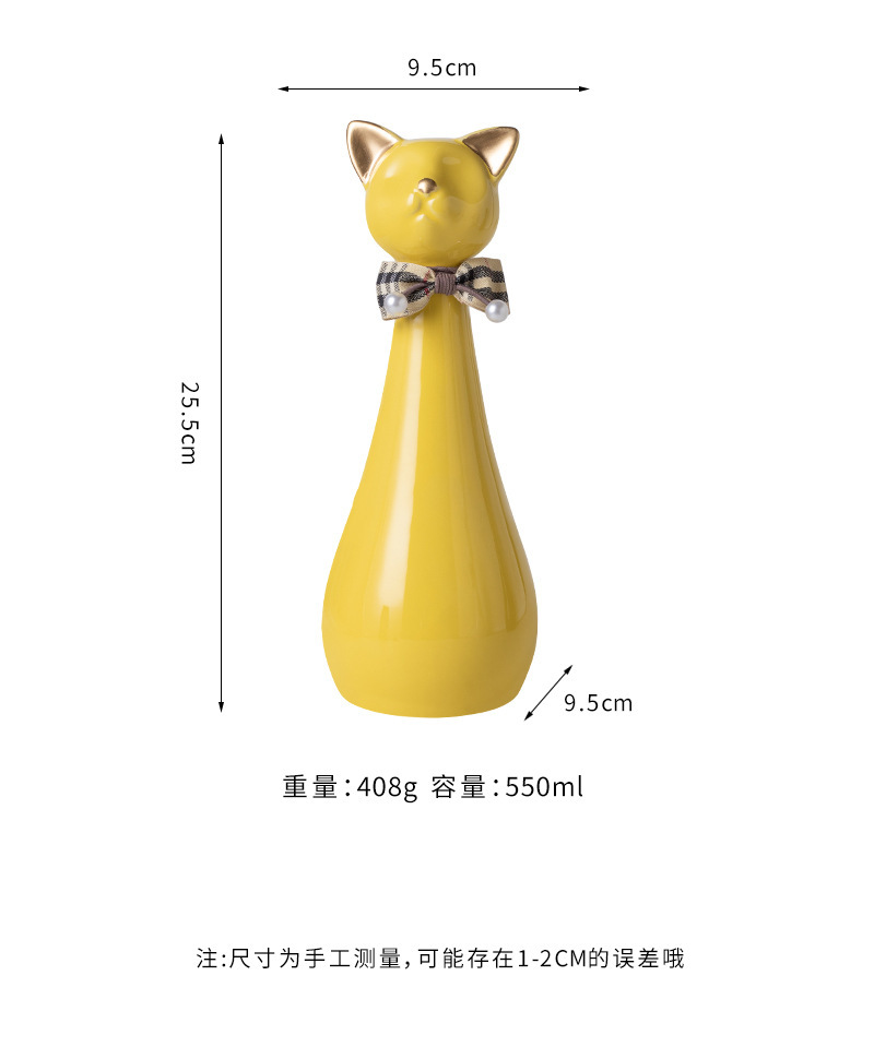 宠物殡葬纪念品陶瓷猫形骨灰罐爱宠骨灰盒宠物祭祀用品冥币详情4
