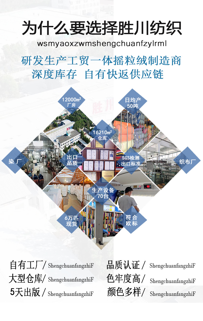 现货摇粒绒面料180g涤纶单面摇粒绒秋冬服装内胆摇粒绒布料布匹详情4