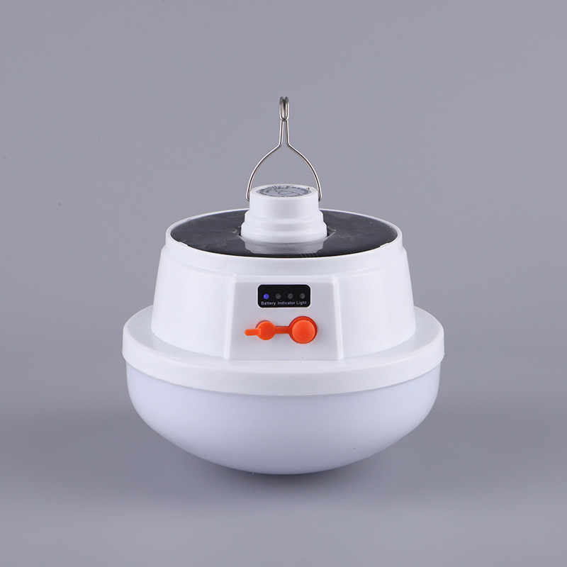 Solar LED outdoor lighting lamps, portable camping tent lamps, USB charging atmosphere mushroom lamps, camping lamps pic 13