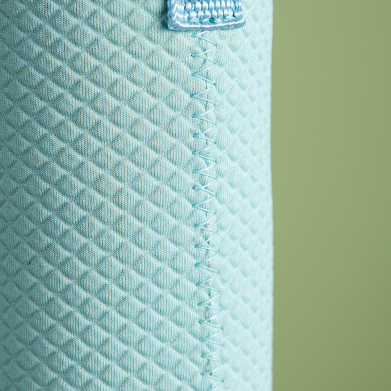 New 500ml insulated cup sleeve, thickened embossed glass cup, diving material water cup protective sleeve pic 7