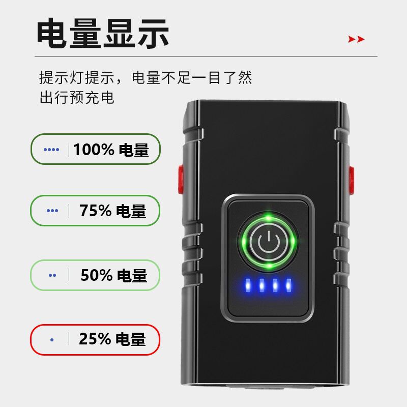 Outdoor cycling lights, bicycle lights, aluminum alloy headlights, cycling equipment, night cycling, road, mountain bike parts, cross-border pic 3