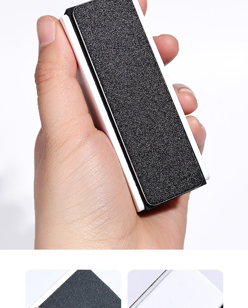 美甲工具黑芯EVA文玩抛光块银饰核桃抛光磨甲打磨四方块多面抛光详情6