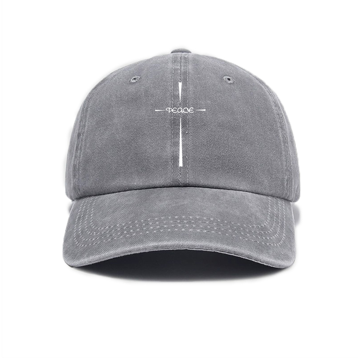 跨境复古休闲百搭款字母印花潮流水洗软顶鸭舌帽男女通用款棒球帽详情8