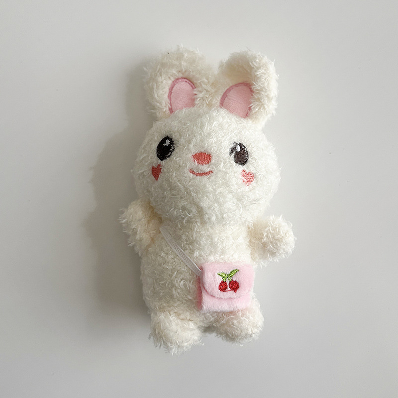 Wholesale of cute bear pendants, plush toys, figurines, little rabbits, schoolbags, hanging ornaments, keychains, and doll gifts pic 2