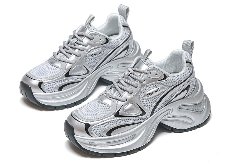 In the autumn and winter of 2025, dad shoes for women are popular thick-soled, versatile, casual, anti-slip, height-increasing, soft-soled, and lightweight sports shoes pic 37