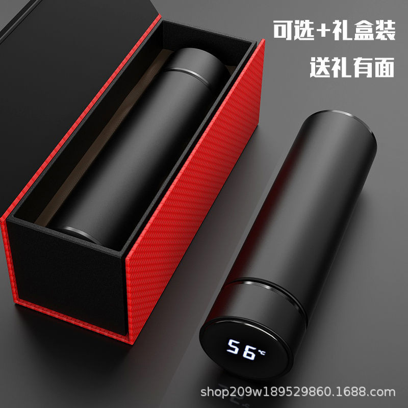 广告促销数显智能杯304不锈钢保温杯温度显示商务礼品水杯子批发详情13