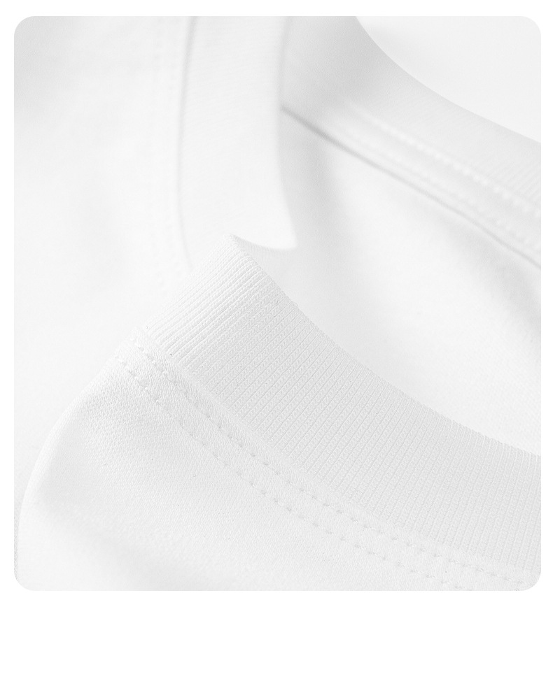 190g重纯棉棉男士春秋款纯色长袖t恤男士宽松打底衫休闲上衣服详情11