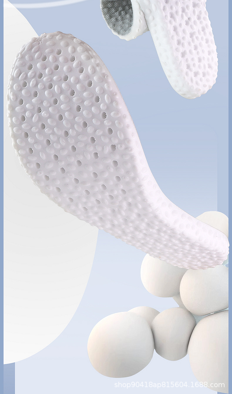 踩屎感鞋垫女软底超软久站不累防痛男士运动减震气垫吸汗防臭透气详情3