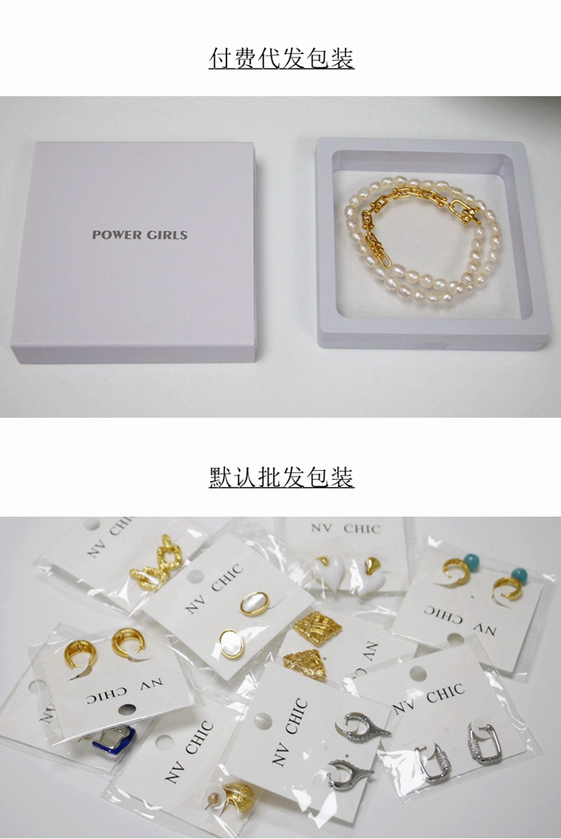 大灯泡澳白平替超大水晶玻璃珍珠耳钉赫本风优雅高级感2025新年详情16