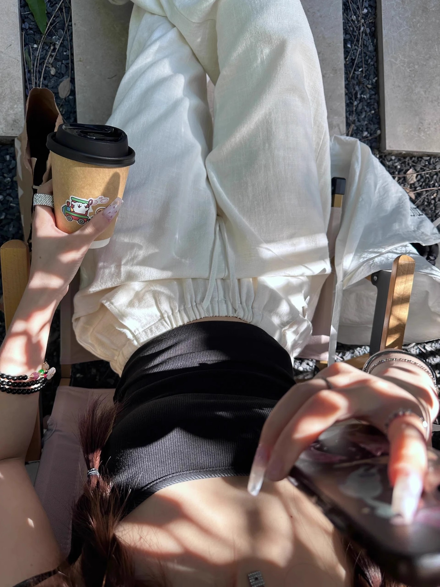 亚麻阔腿裤女夏薄款高腰垂感宽松显瘦拖地休闲裤窄版冰丝直筒长裤详情15