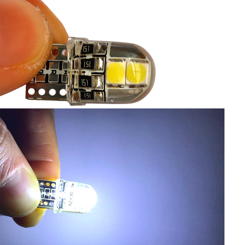 厂家直销T10-4SMD-3030水晶灯汽车用品配件示宽灯牌照灯阅读灯详情3