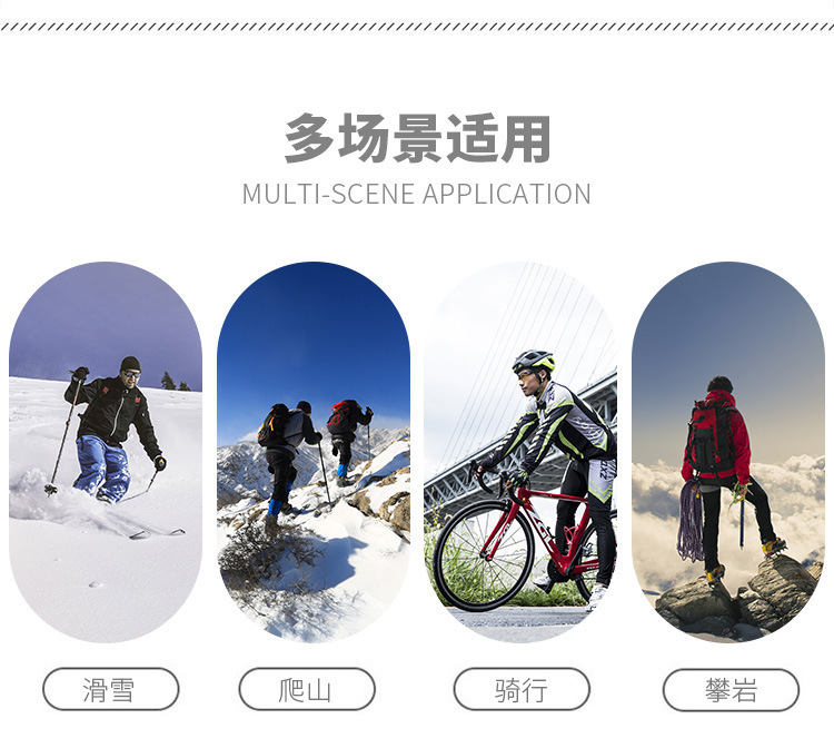冬季触屏保暖手套男女韩系百搭防寒户外滑雪骑车健身针织毛线手套详情8