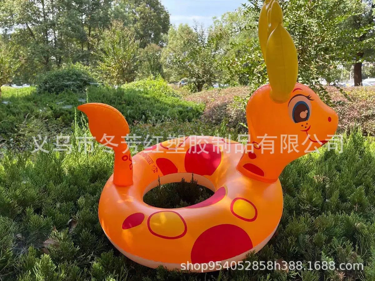 充气动物造型泳圈60cm蜜蜂蚂蚁儿童游泳圈适用3到6岁PVC充气玩具详情3