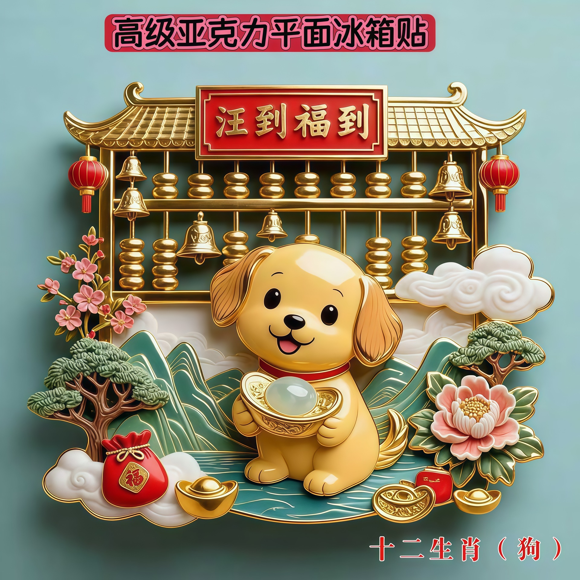 【 The Twelve Chinese Zodiac Signs 】 Fridge Magnets, cultural and creative flat fridge magnets, Chinese trend and Chinese style travel souvenirs pic 13