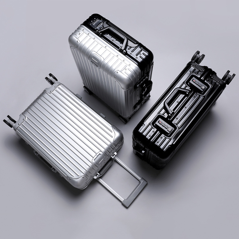 全铝镁合金拉杆箱女金属行李箱男20寸登机箱旅行箱万向轮24密码箱详情18