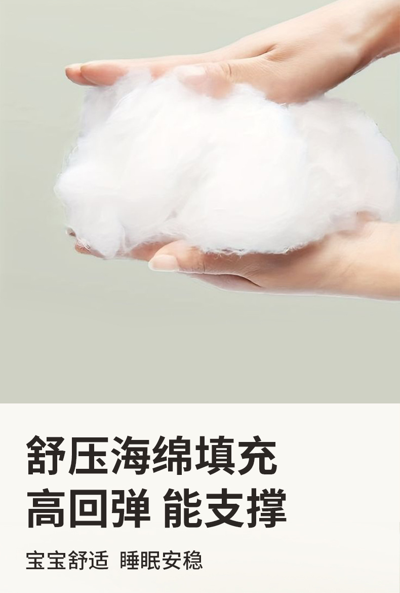 亚马逊便携式新生儿仿生睡垫床垫床中床婴儿宝宝床婴儿防蚊蚊帐详情9