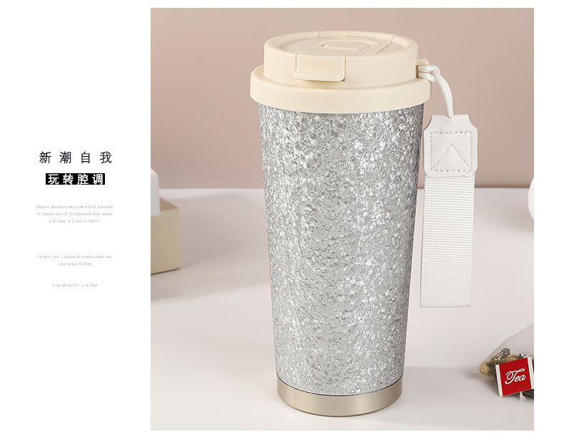 高颜值冰花漆双饮咖啡杯316不锈钢保温杯商务伴手礼车载渐变水杯详情18