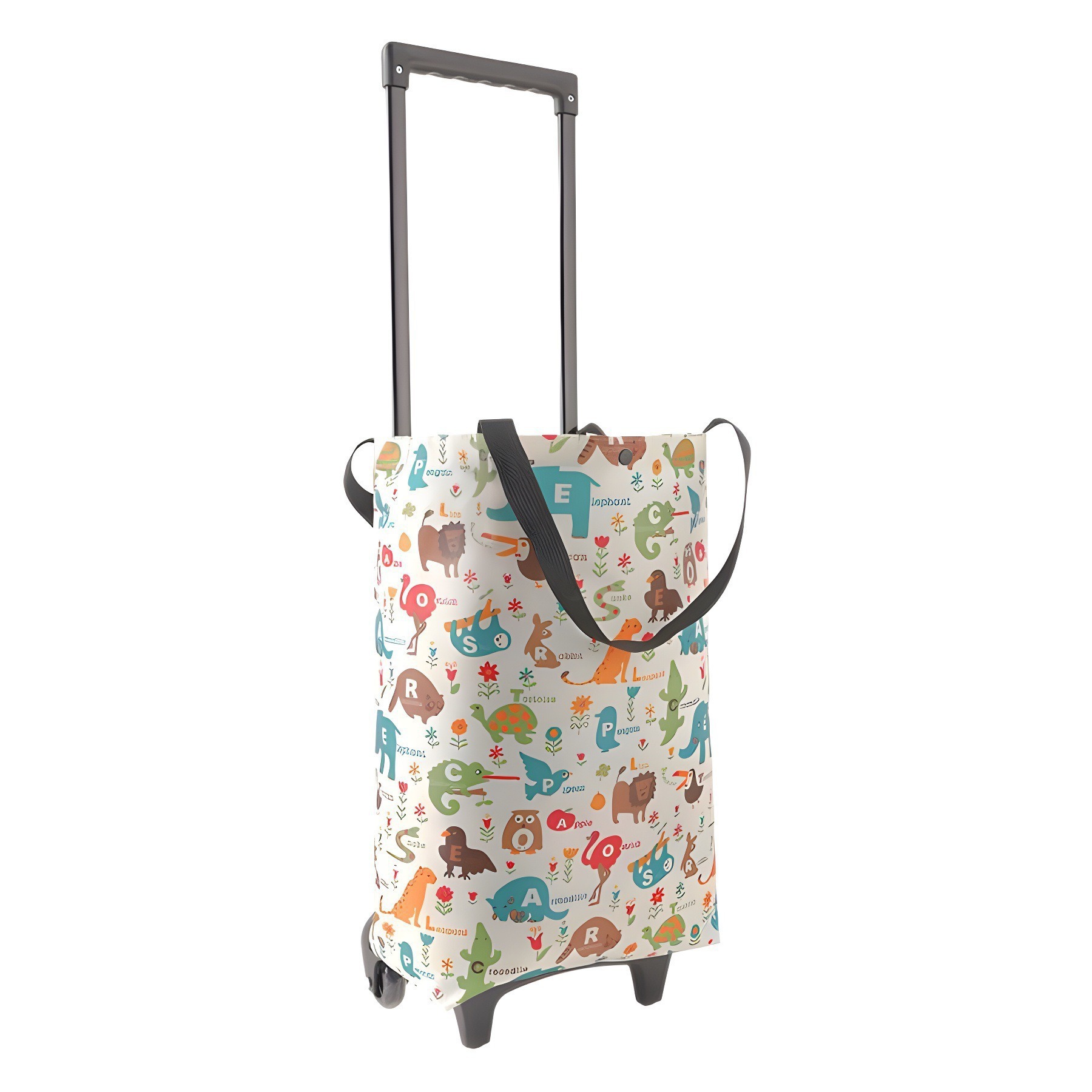 便携式家用买菜购物车可背两用购物手拉车可折叠收纳车露牛津耐磨详情25