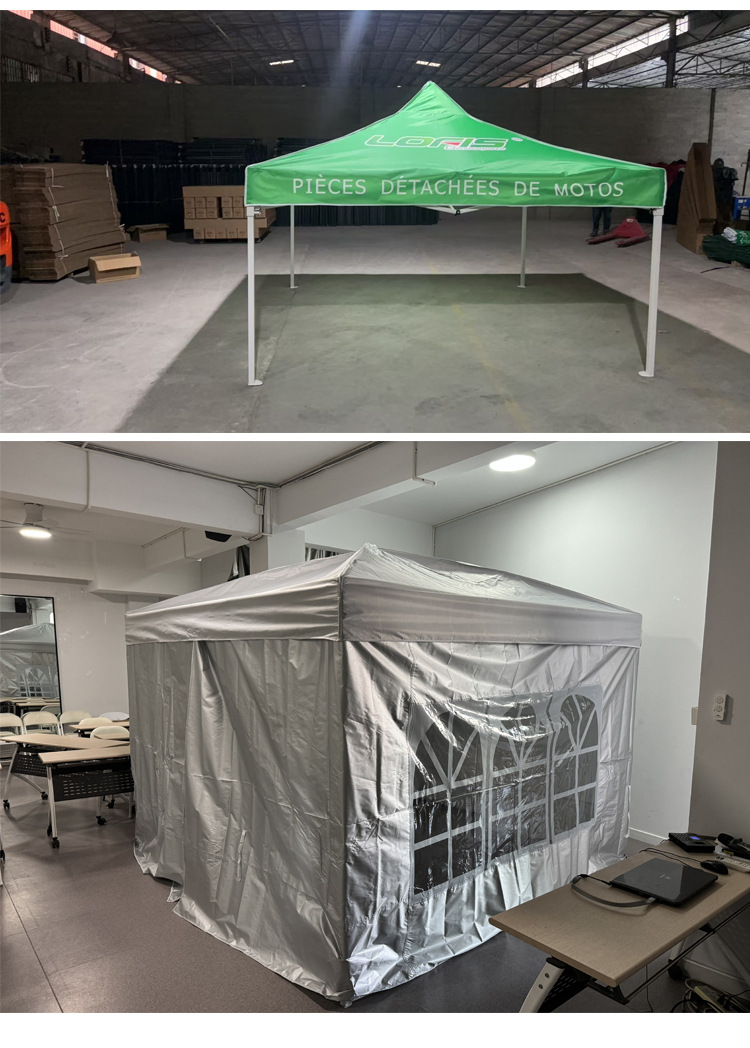 户外活动展示雨棚广告促销tent四角折叠摆摊大伞3米x3米展览帐篷详情15