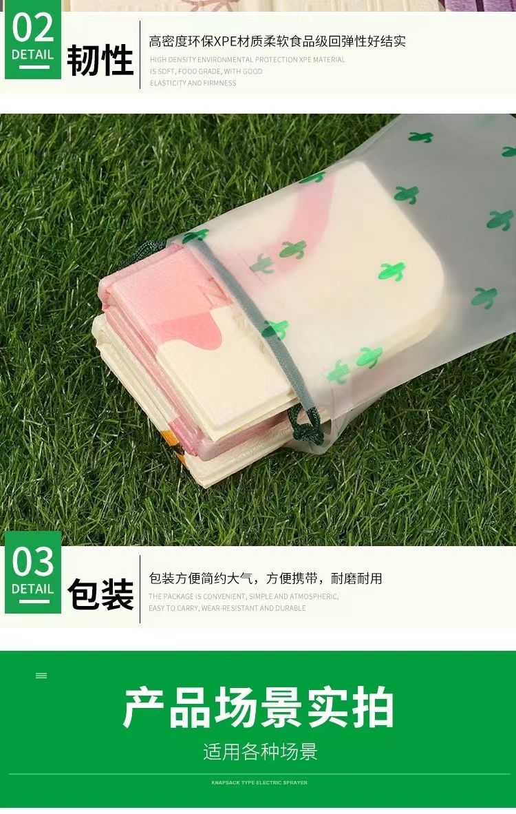 户外单人折叠坐垫便携式坐垫露营小坐垫防潮垫公交旅游隔凉泡沫垫详情11